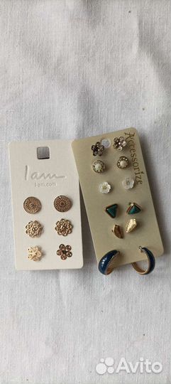 Серьги бижутерия