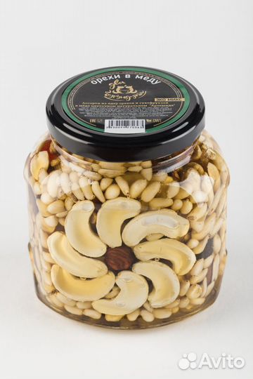 Мед с орехами опт Авторские десерты