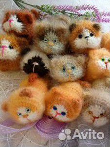 Котики связаны крючком