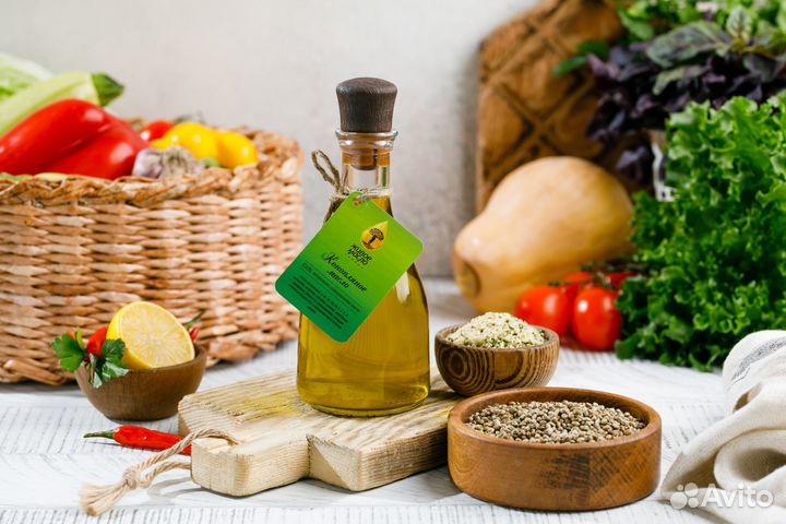 Масло сыродавленное конопляное