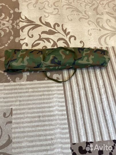 Раскладушка туристическая походная металлическая