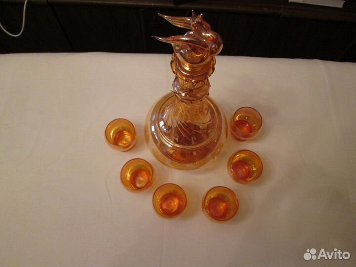 Коньячный набор из тонкого стекла