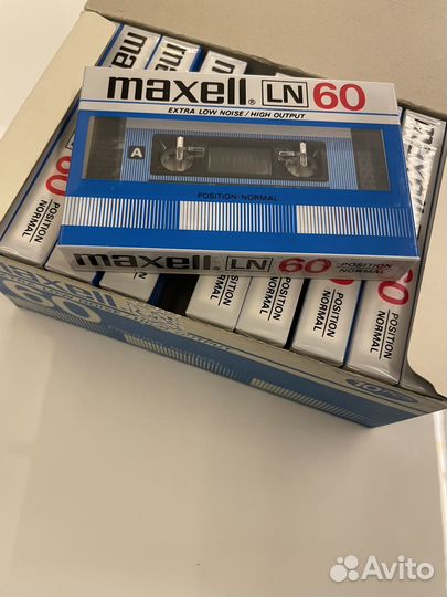 Аудиокассета Maxell LN 60. 1982 год