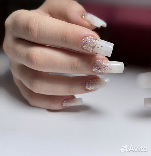 Коррекция наращённых ногтей