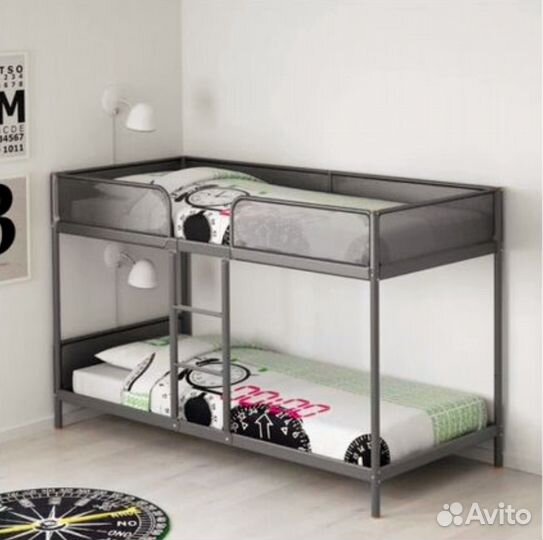 Двухярусная кровать IKEA tuffing