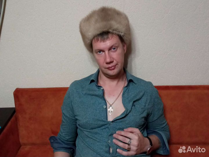 Шапка Норковая Мужская Новая ; 1992 год Винтаж