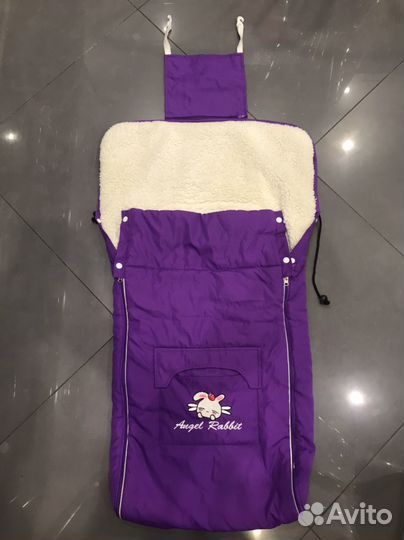 Зимний конверт в коляску