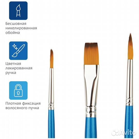 Кисти художественные синтетика