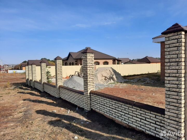 Плиты бетонные для забора длинные 0,27*2,82