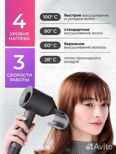 Фен для волос новый