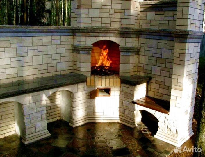 Барбекю, кладка печей барбекю