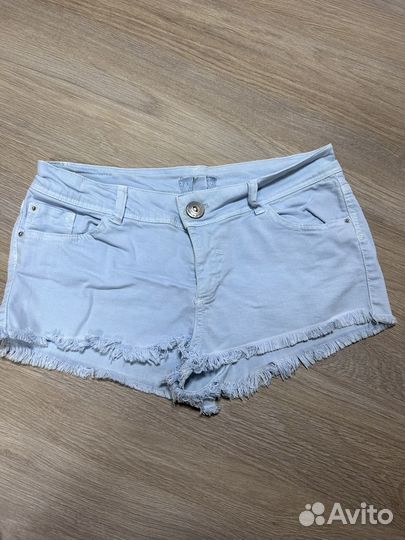 Шорты джинсовые мини bershka eur 36