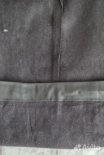 Кожаные брюки женские 48