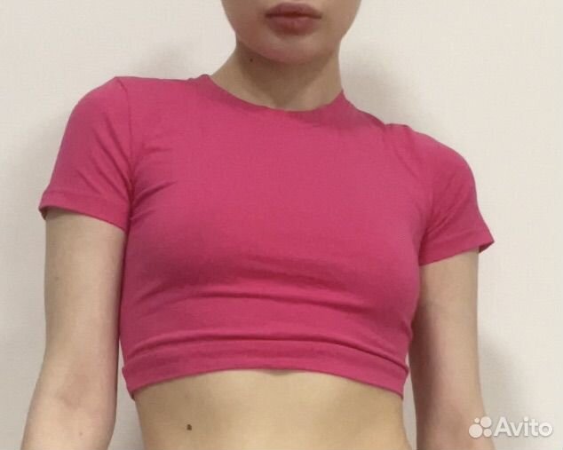 Кроп топ XS фуксия