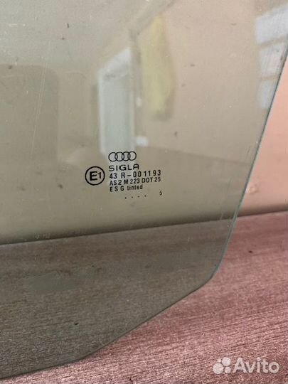 Стекло двери передней левой для Audi A4 B5