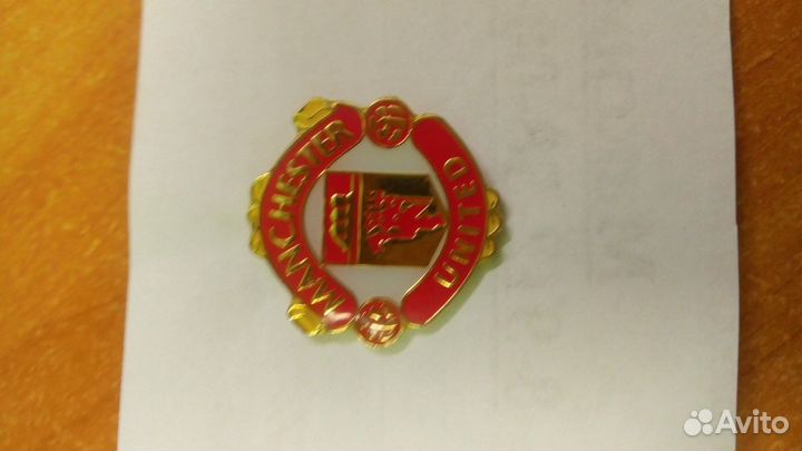 Фанатский значок,Манчестер юнайтед