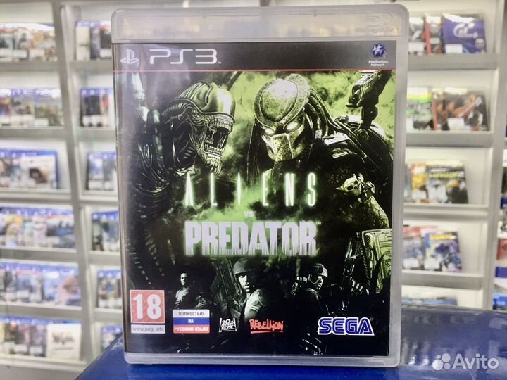 Диск для ps3 Aliens vs Predator