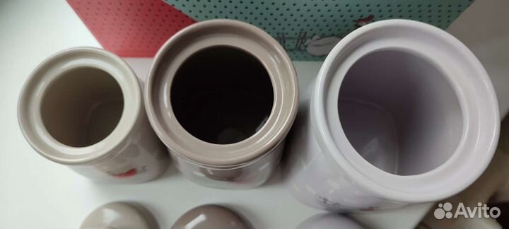 Набор банок для специй (сыпучих предметов) olaff