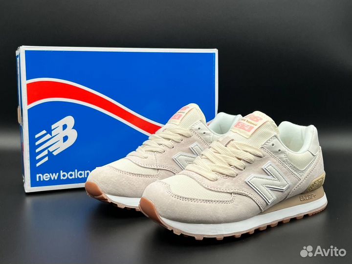 Женские Кроссовки NEW balance 574 Lux