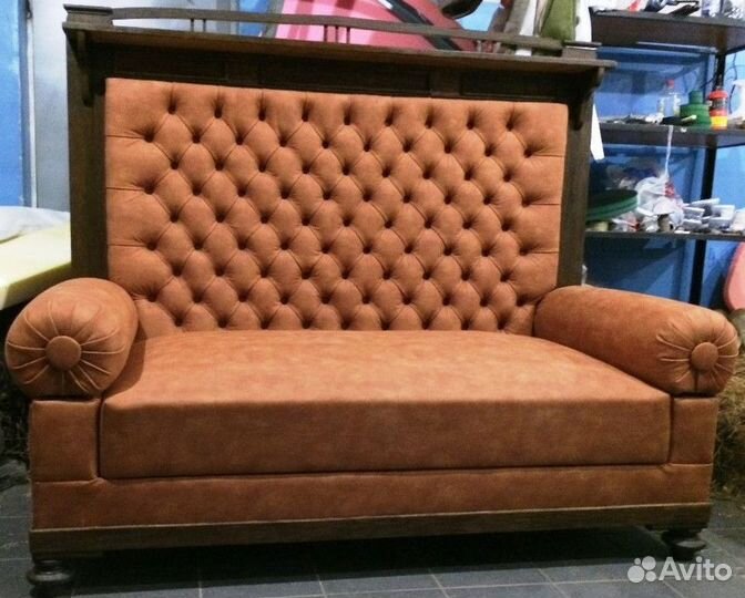 Перетяжка и замена обивки стульев / банкеток