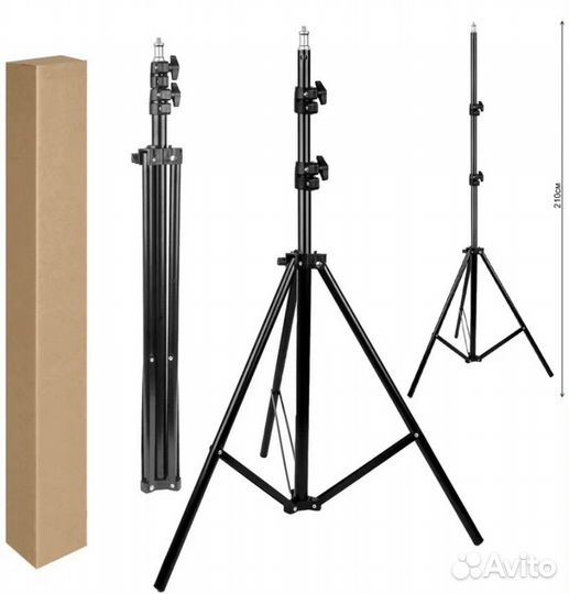 Штатив трипод для кольцевой лампы, фотоаппарата