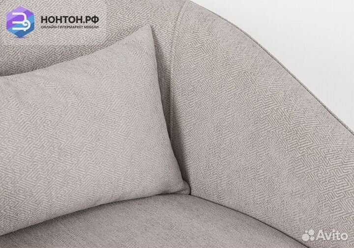 Кресло Бернис светло-серое