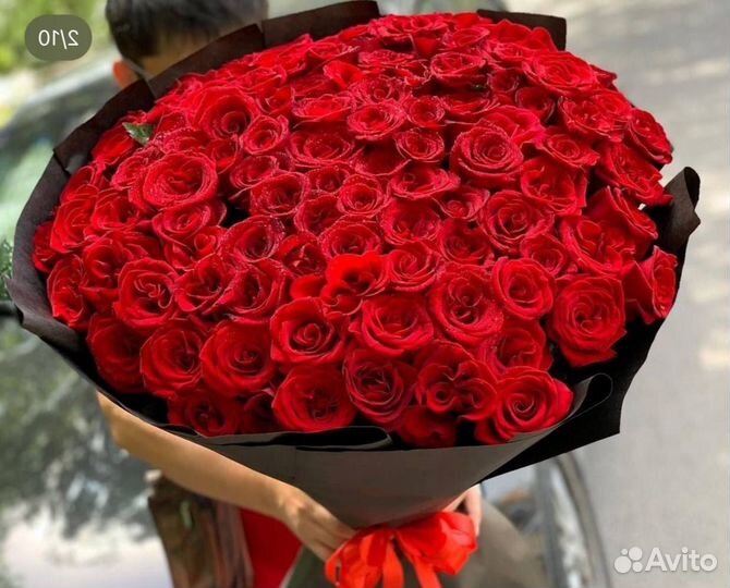 Розы букет из 101 штуки