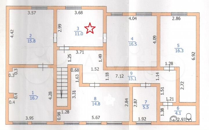 Офис, 129.5 м²