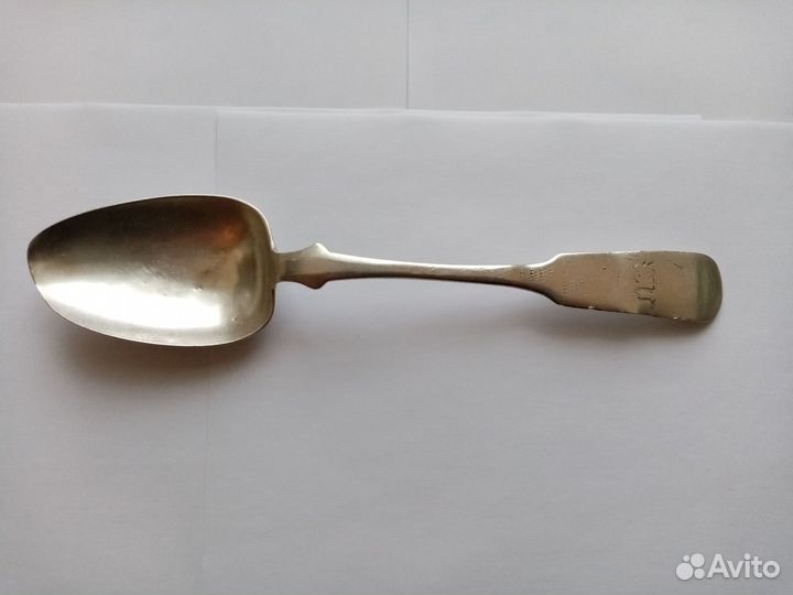 Столовая ложка 1847 г. Серебро 84 пробы (ак) (А-К)