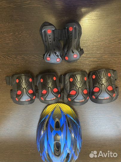 Защита для роликов со шлемом детская