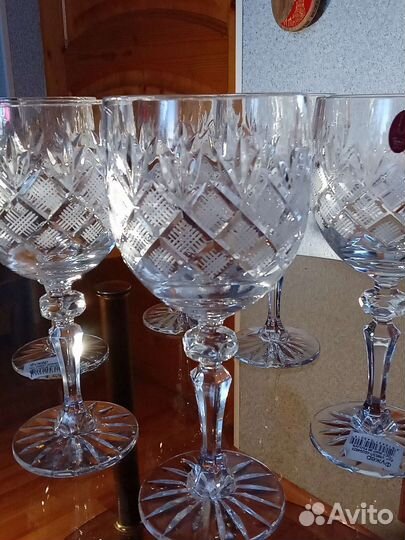 Хрустальные фужеры. Бокалы