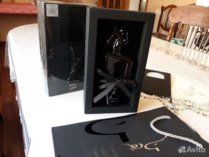 Парфюмерия унисекс Maahir Black Edition Lattafa