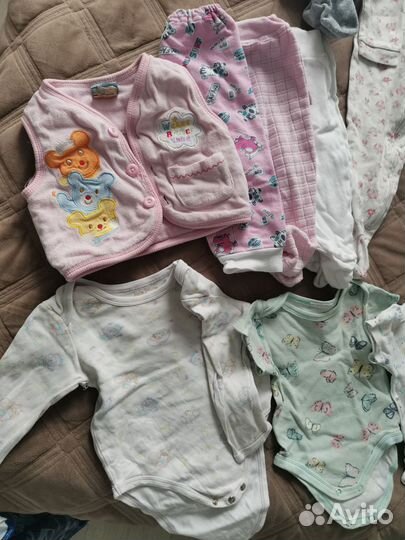 Пакет вещей для девочки 62-68