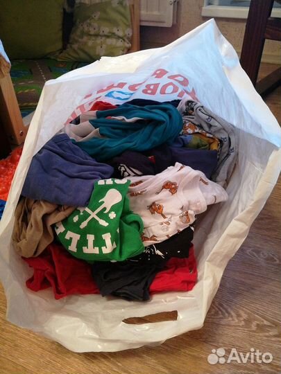 Детские вещи пакетом для мальчика 116 122