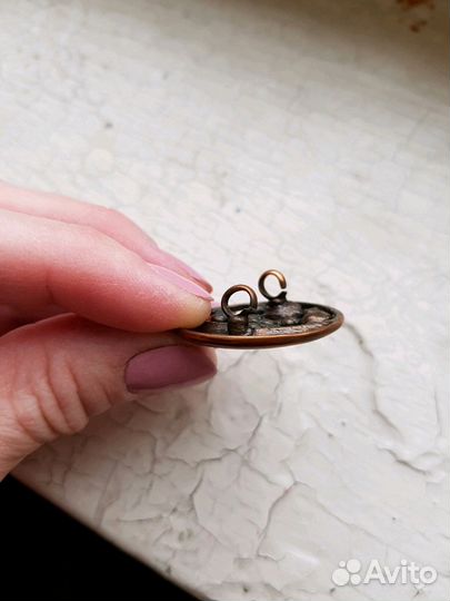 Декор Луна-месяц на резинку для волос