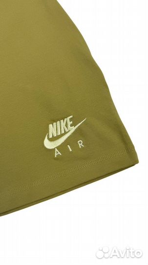 Платье Nike Air Zip Washed Dress Olive