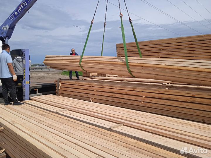 Доска обрезная, сорт 1, т/у
