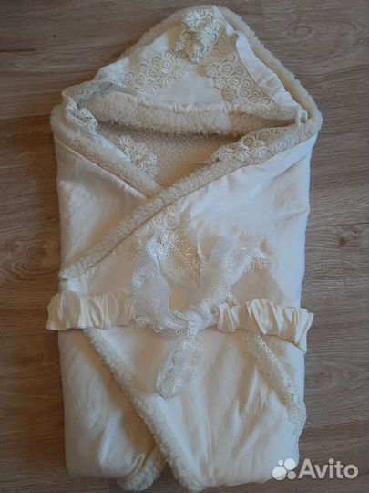 Теплый Конверт на выписку зимний