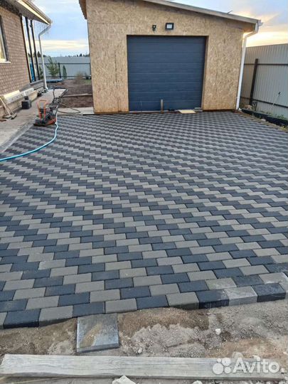 Укладка тротуарной плитки