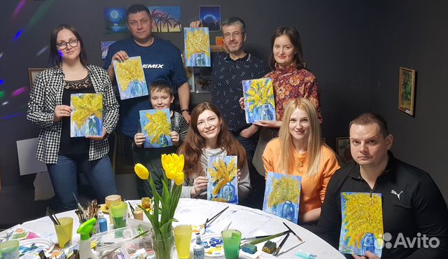 Арт-вечер, Арт-корпоратив, рисование