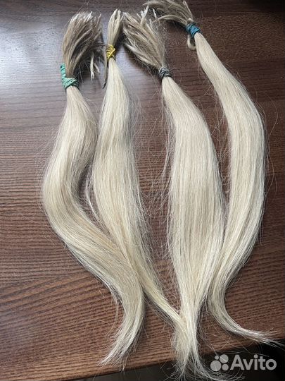 Волосы для наращивания блонд