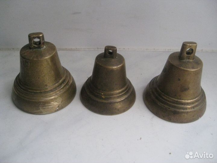 Колокольчик СССР бронза
