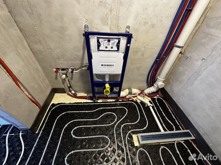 Монтаж отопление водоснабжение. Сантехник