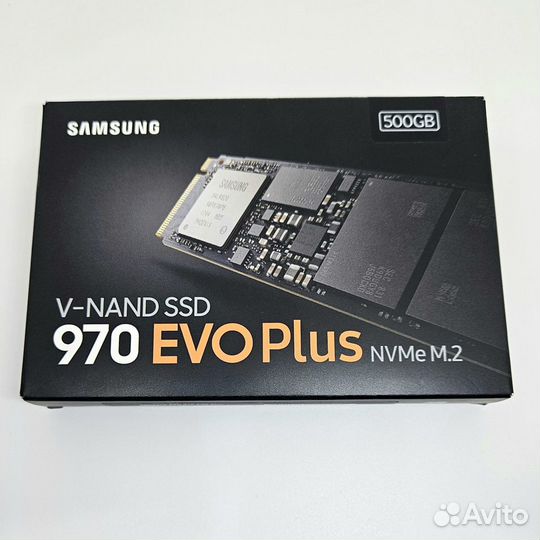 SSD Samsung 970 EVO Plus NVMe M.2 500Гб