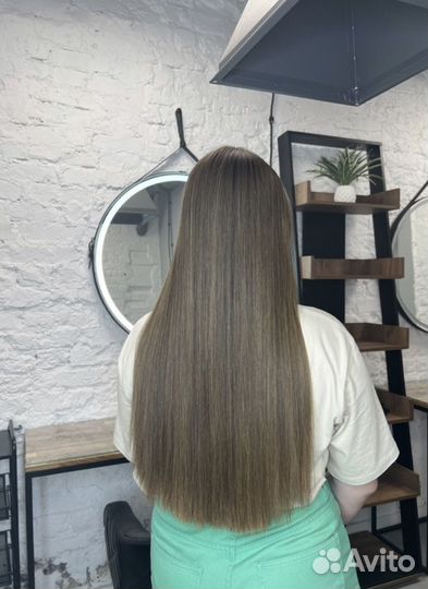 Кератиновое выпрямление волос