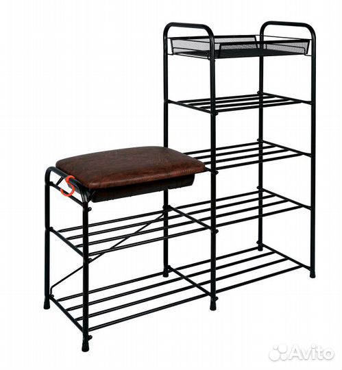 Обувница, этажерка, подставка под обувь с сиденьем