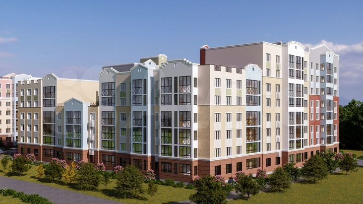 2-к. квартира, 61 м², 3/8 эт.