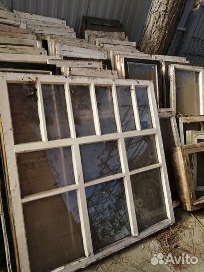 Деревянные оконные рамы бу