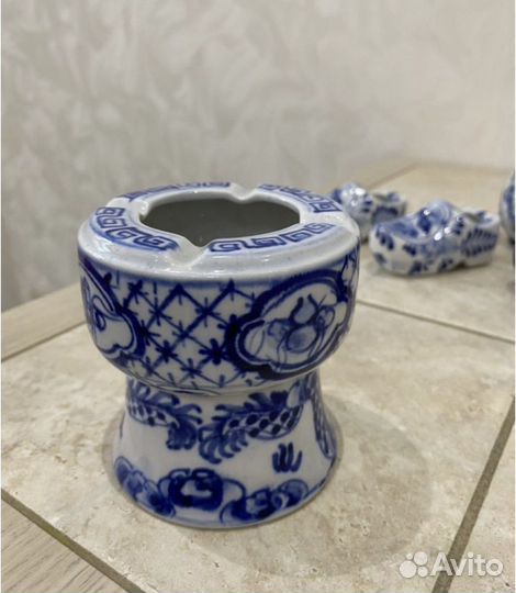 Пепельница. Гжель из Вьетнама