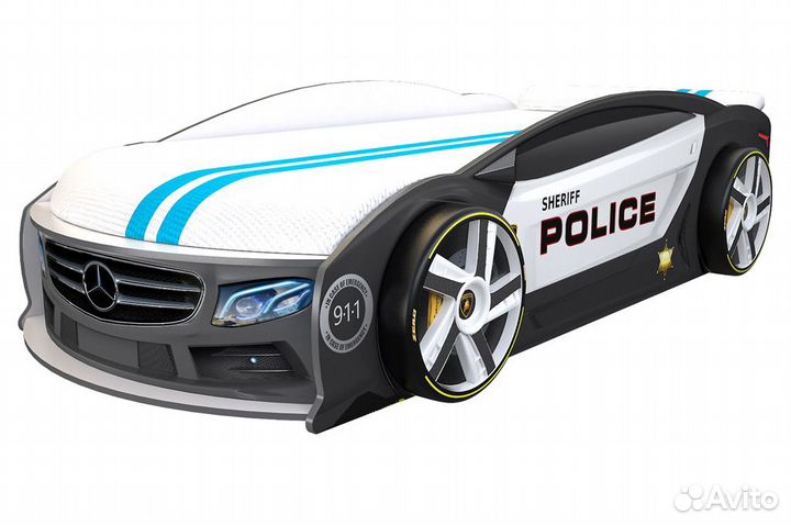 Кровать Мерседес Полиция с подъемным матрасом